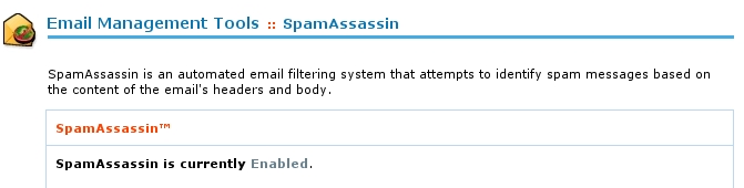 spamassassin SpamAssassin