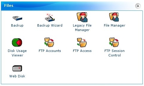 Control Panel File Management Tools